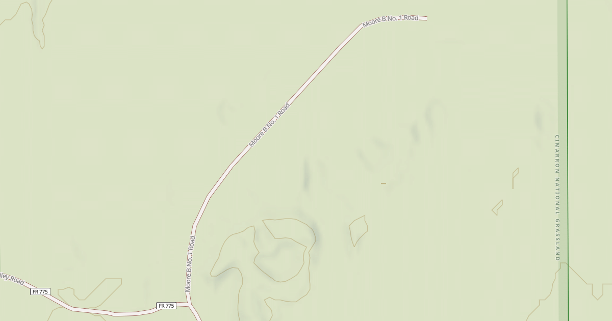 Map preview of MOORE B NO. 1