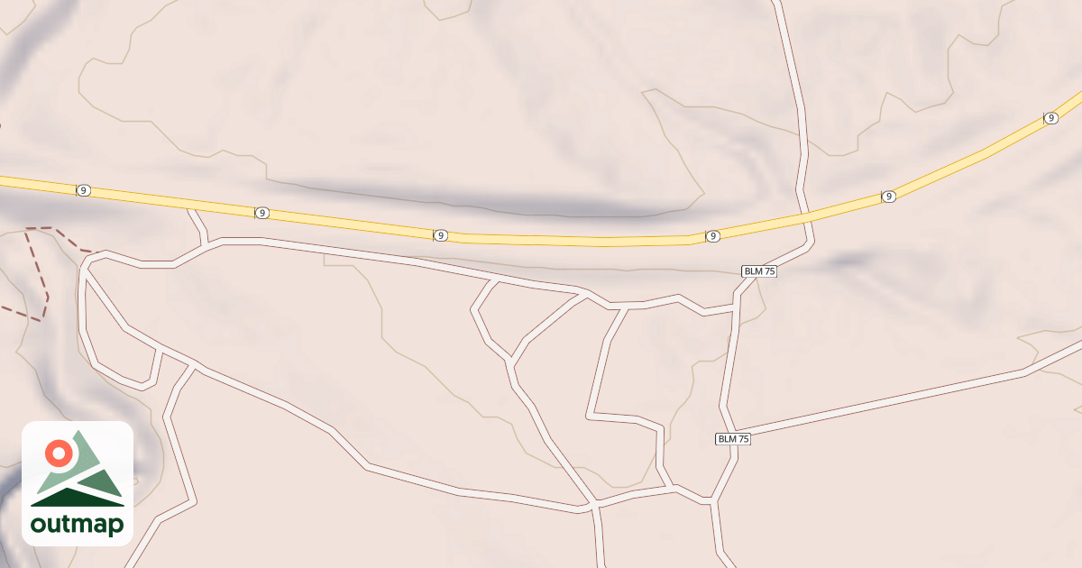 Map of BLM National GTLF Public Motorized Roads 34527163-e553-4823-8075-b46fbc095f62