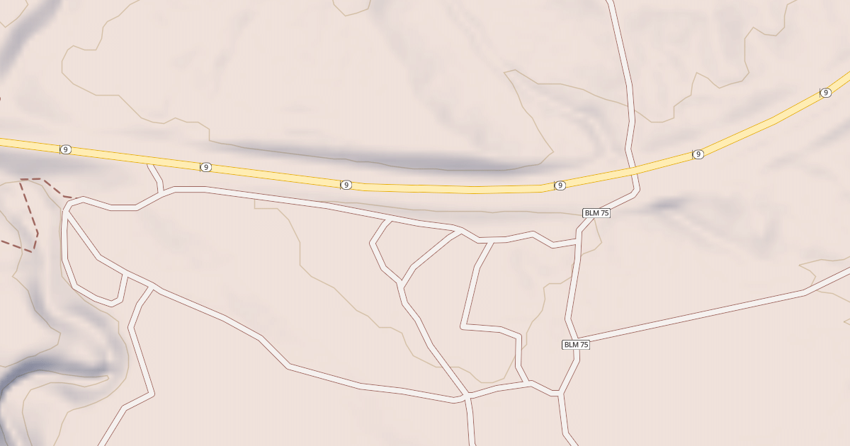 Map preview of BLM National GTLF Public Motorized Roads 34527163-e553-4823-8075-b46fbc095f62