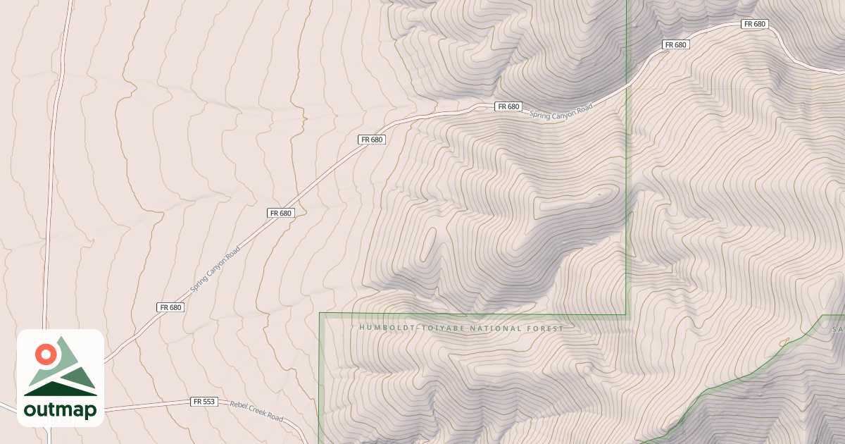 Map of SPRING CANYON