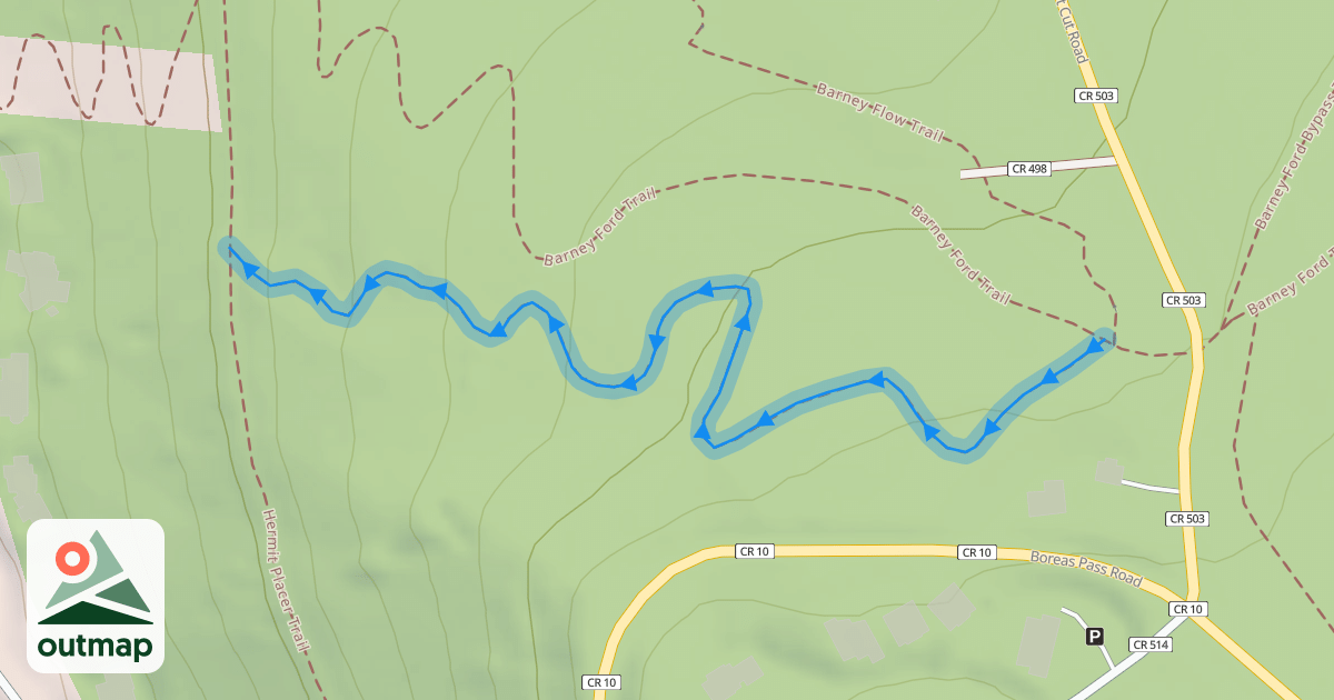 Map of B-Line Trail