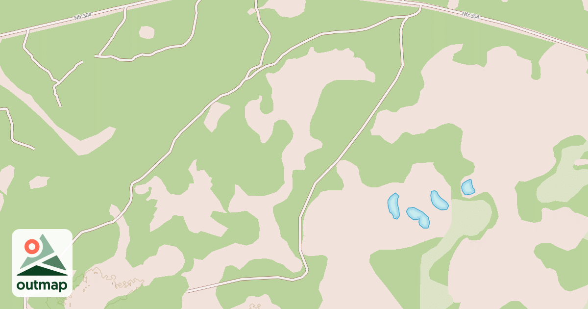 Map of USFS Motor Vehicle Use Map Roads {A1B34539-EDAC-4F99-88DC-5BA0D360127D}