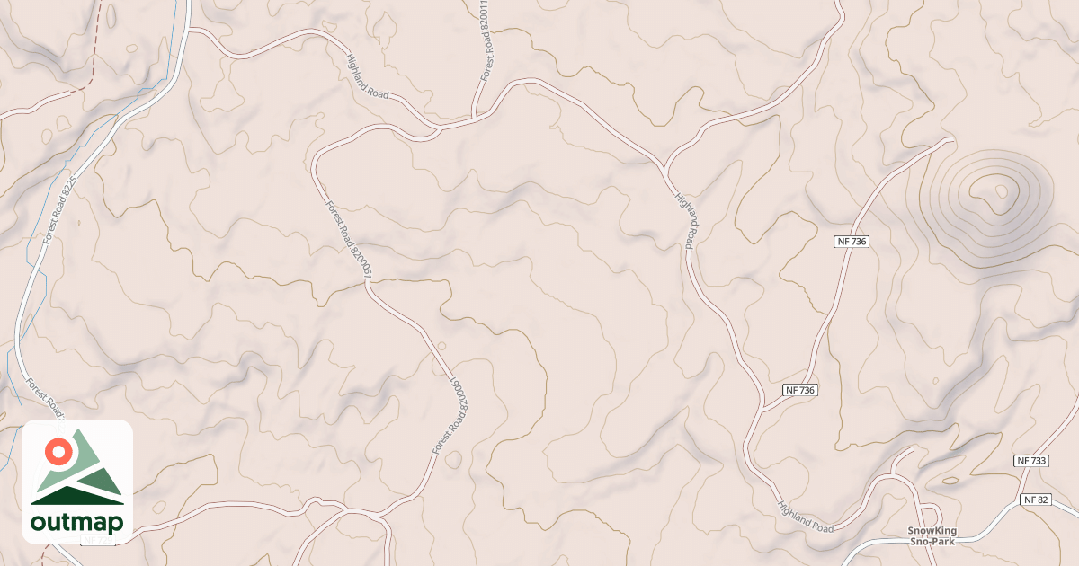 Map of HIGHLAND N74