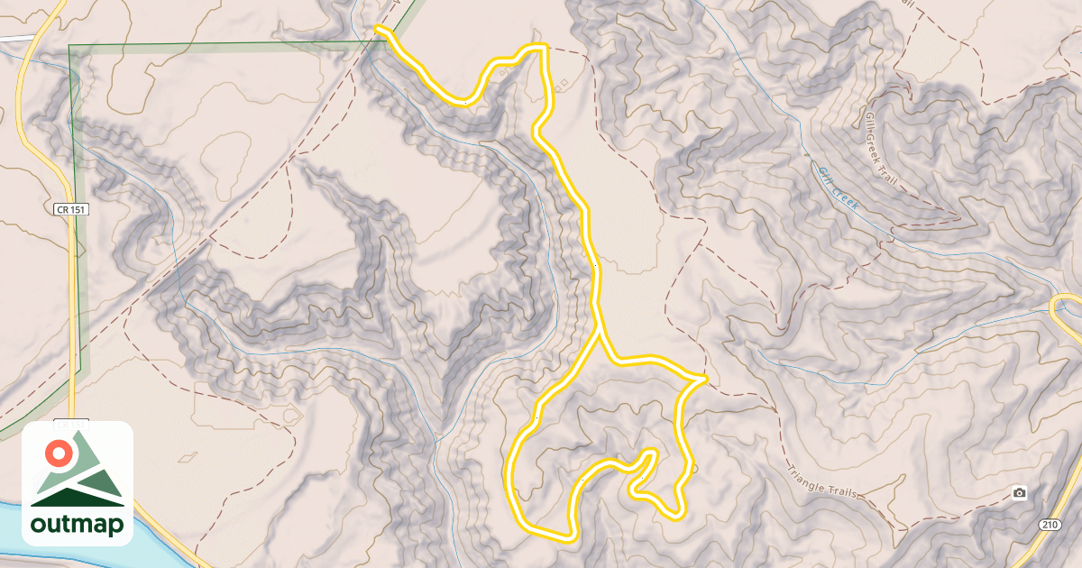 Map of Triangle Trails