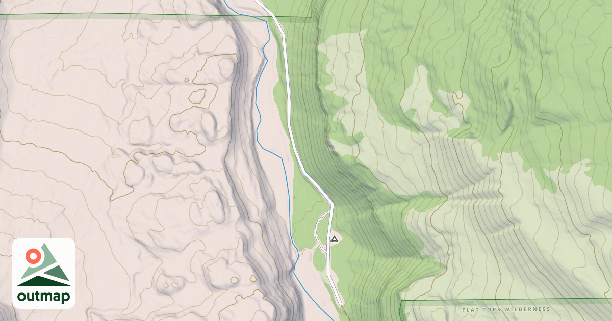 Map of SOUTH FORK