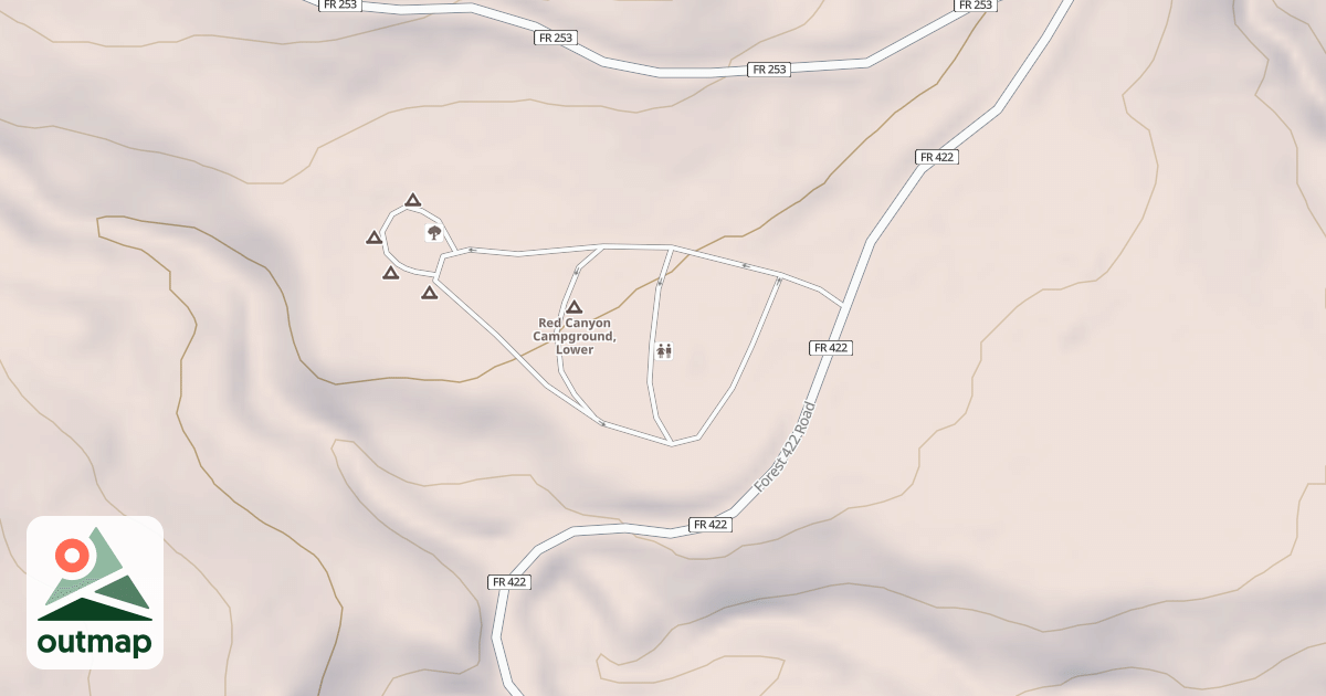 Map of USFS Motor Vehicle Use Map Roads {4F3B873C-CA3B-41C0-B362-8182D55698A7}