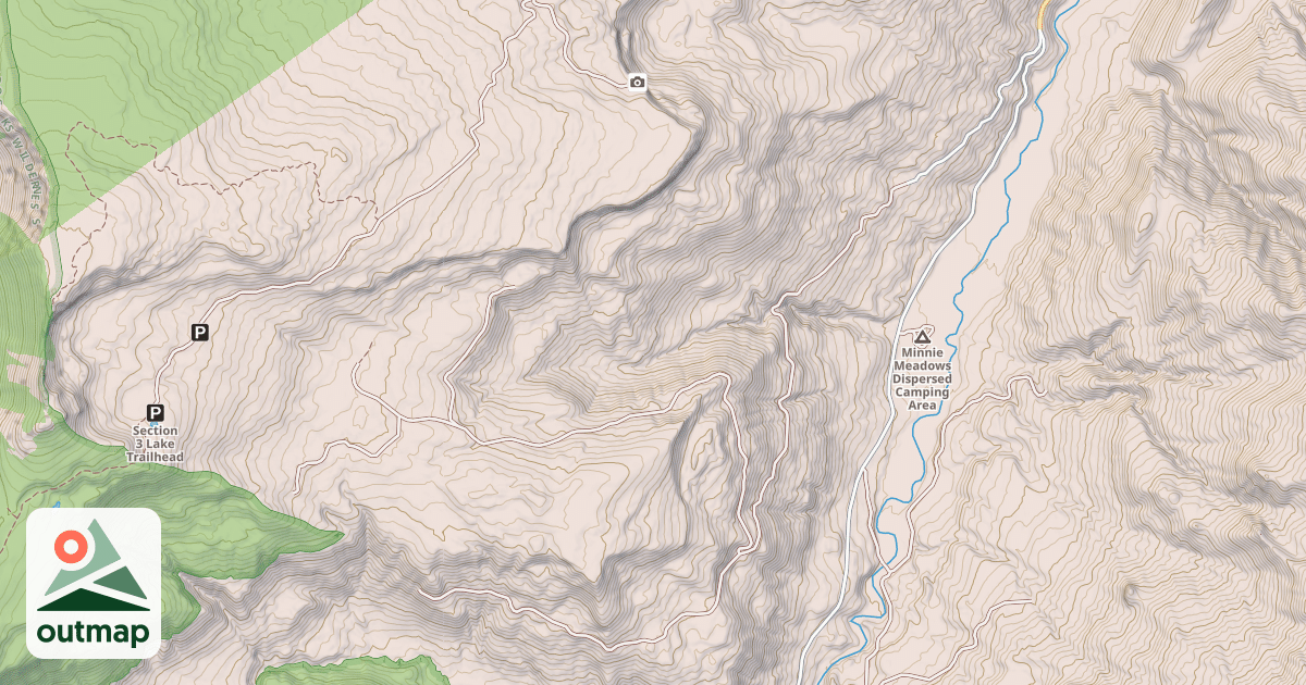 Map of CORRAL CREEK