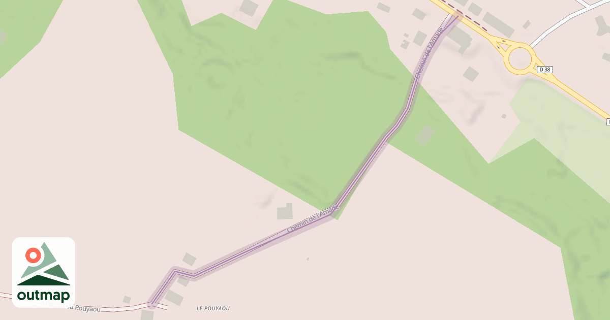 Map of Chemin de l'Amade