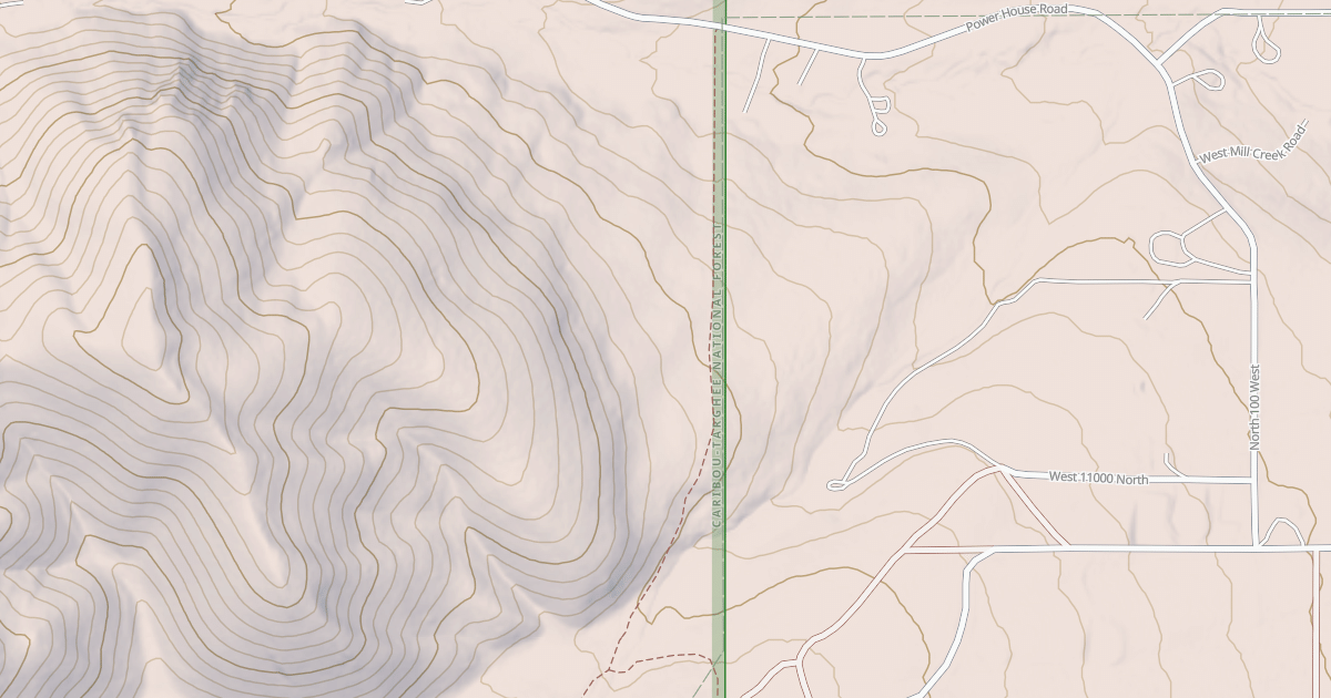 Map preview of Summit To Station Canyon