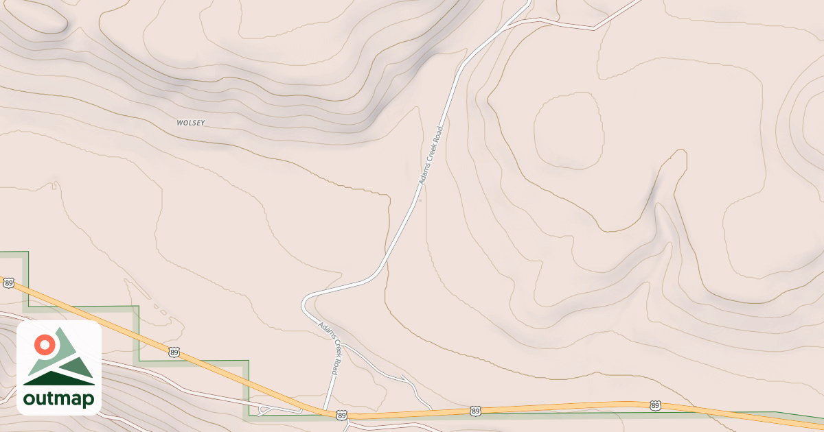 Map of JUMPING CREEK