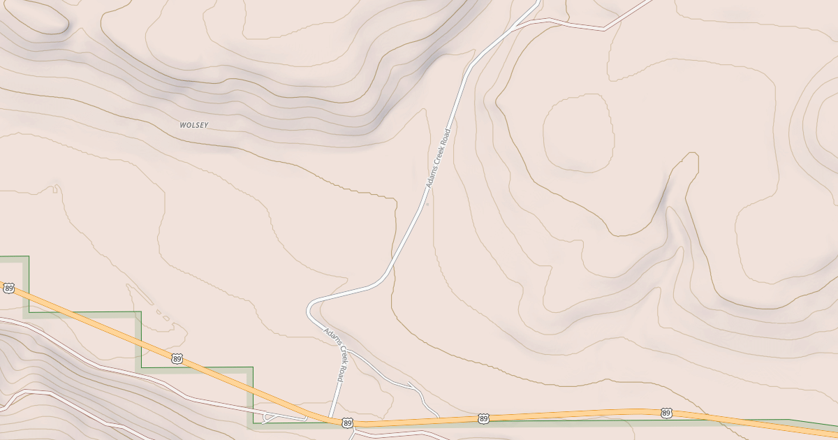 Map preview of JUMPING CREEK