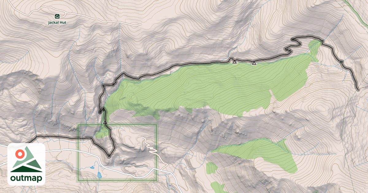 Map of Colorado Trail (Segment 8)