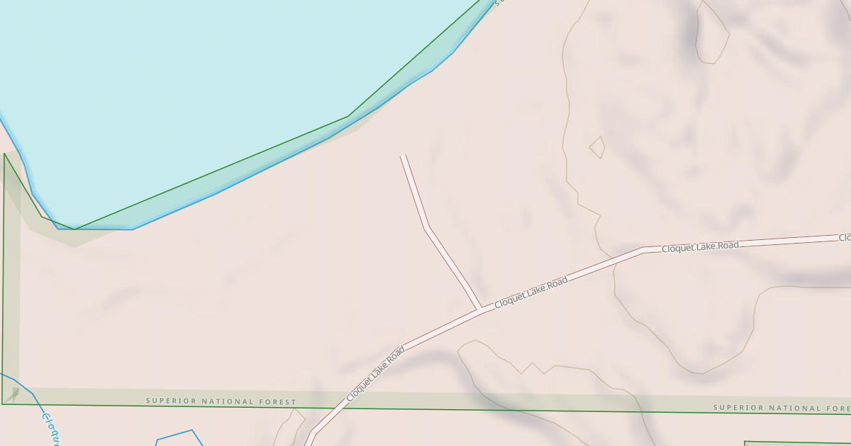 Map preview of CLOQUET LAKE ACCESS