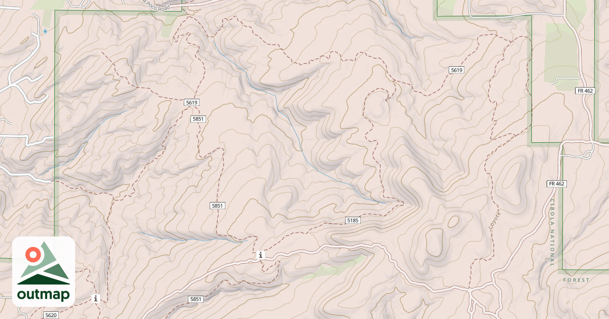 Map of COYOTE
