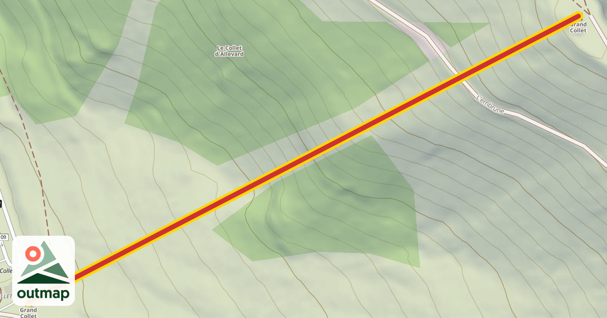 Map of Grand Collet