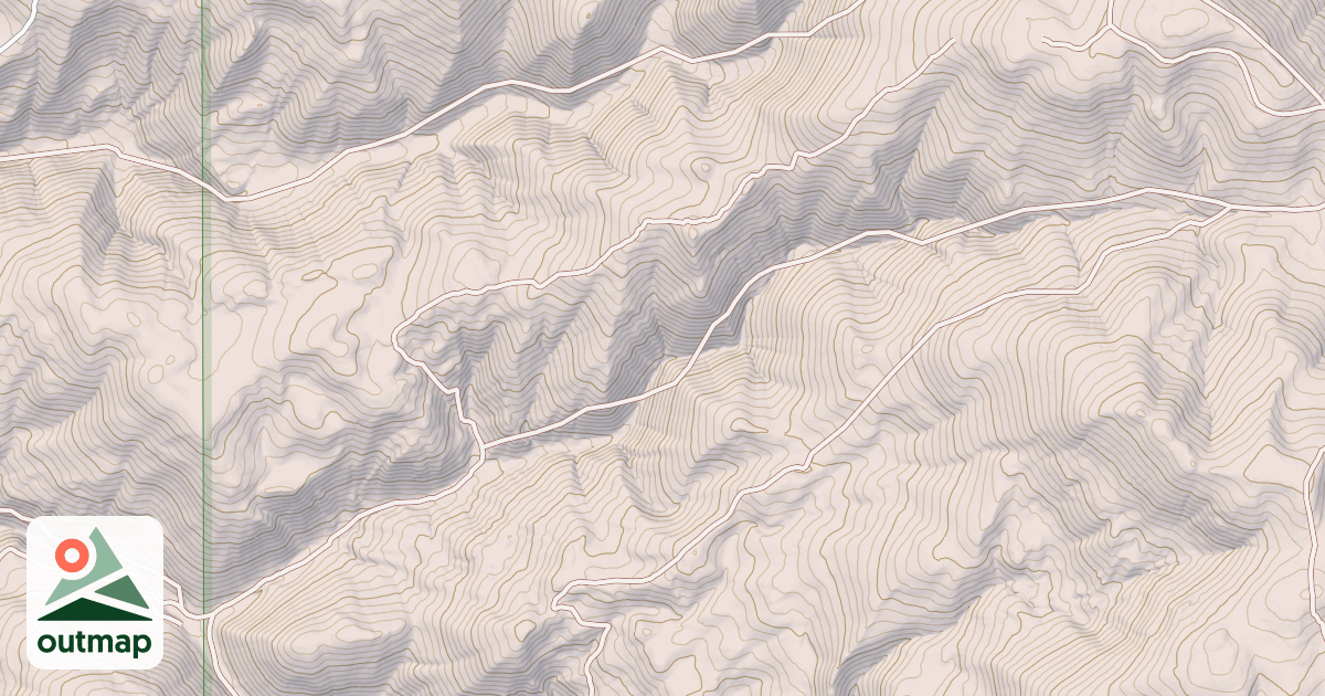 Map of Lt. Fk. Maple Canyon