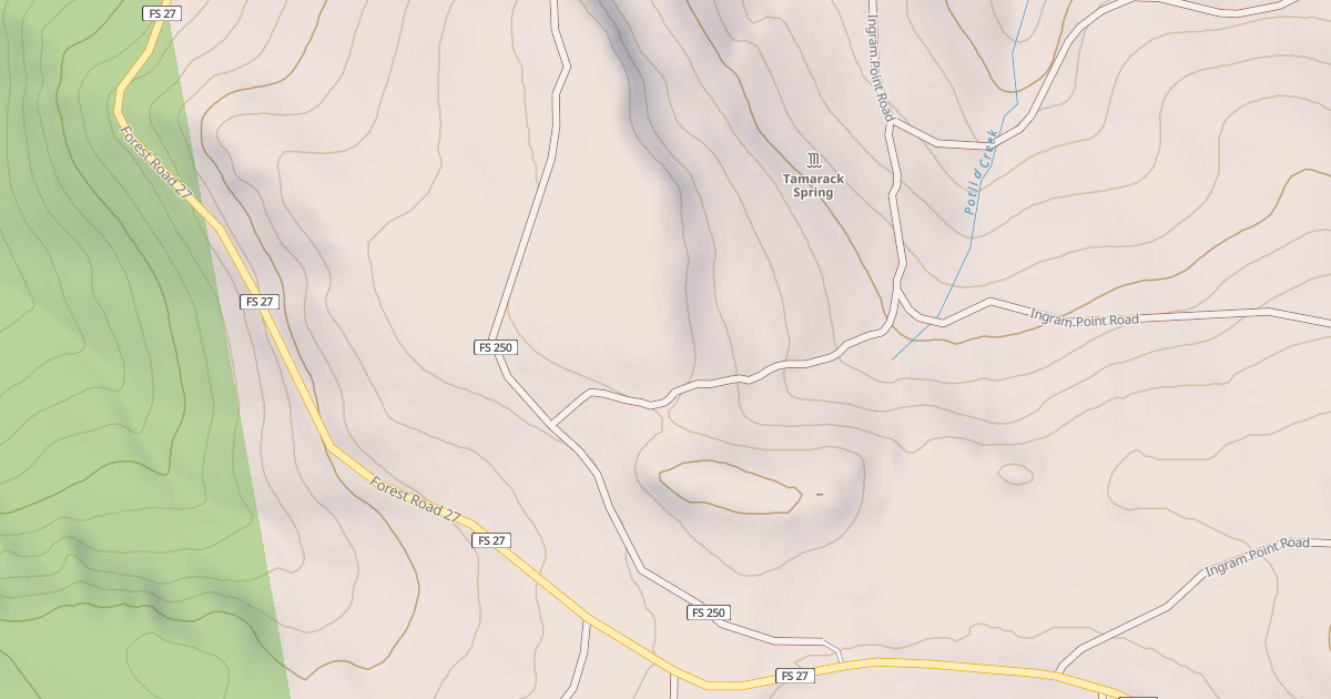 Map preview of USFS Motor Vehicle Use Map Roads {3C2B6B46-F7AB-4D1D-A0A5-9E1DAAD78903}