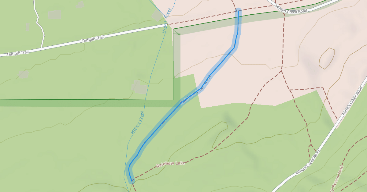 Map preview of Rainbow Lake West