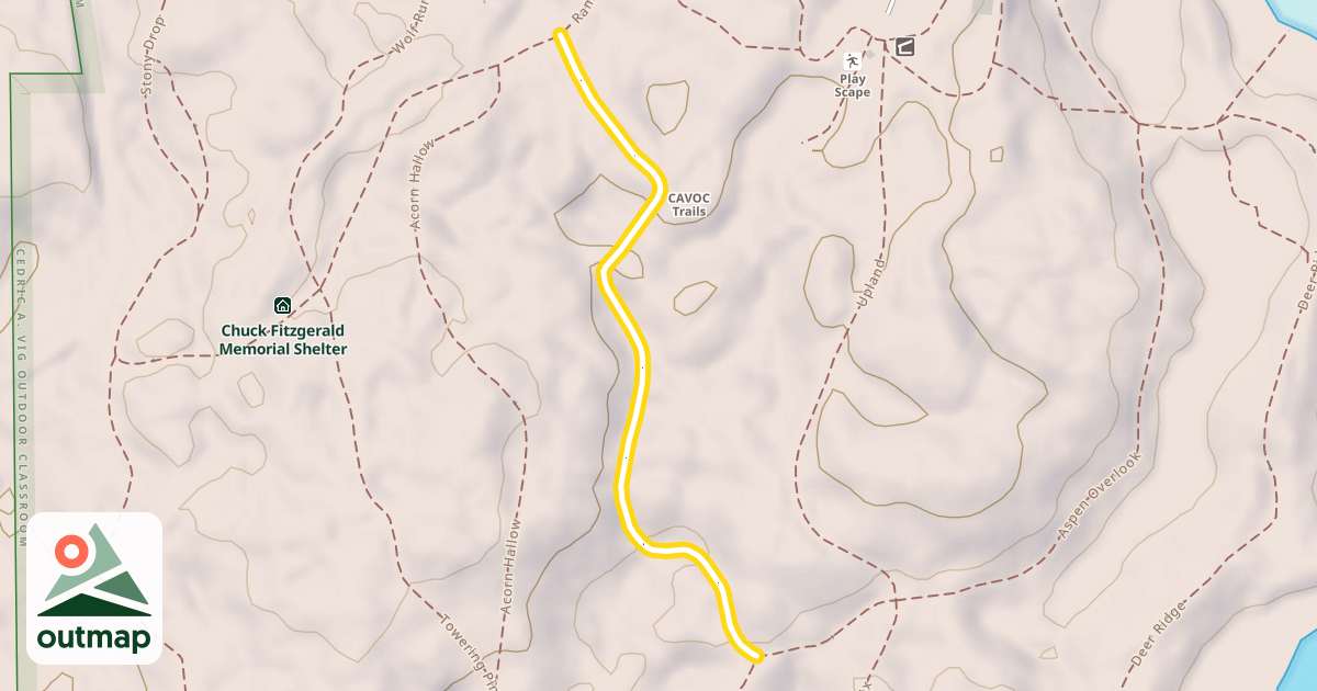 Map of Otter Slide