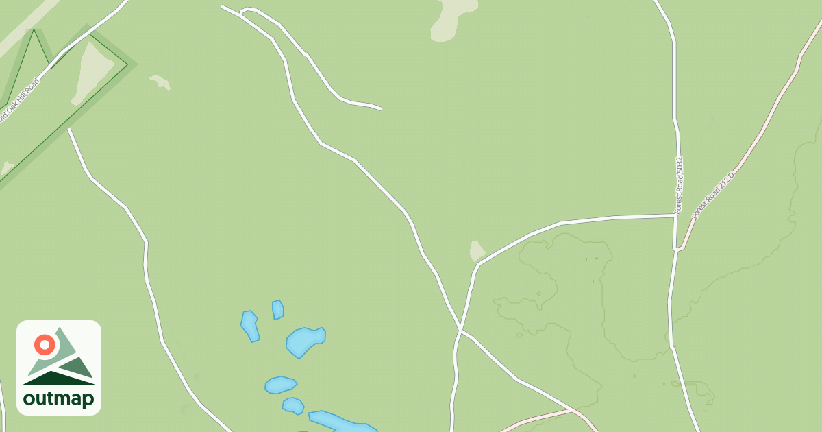 Map of USFS Motor Vehicle Use Map Roads {52D1FE54-F9A3-4B5E-B251-62EF649D4D9D}