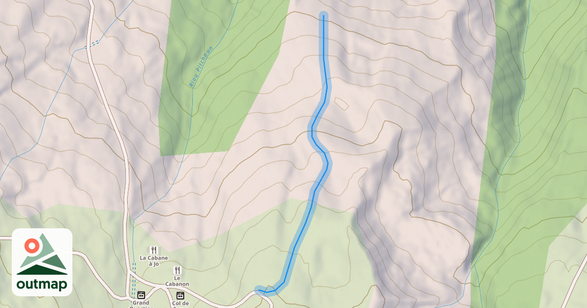 Map of La Rente