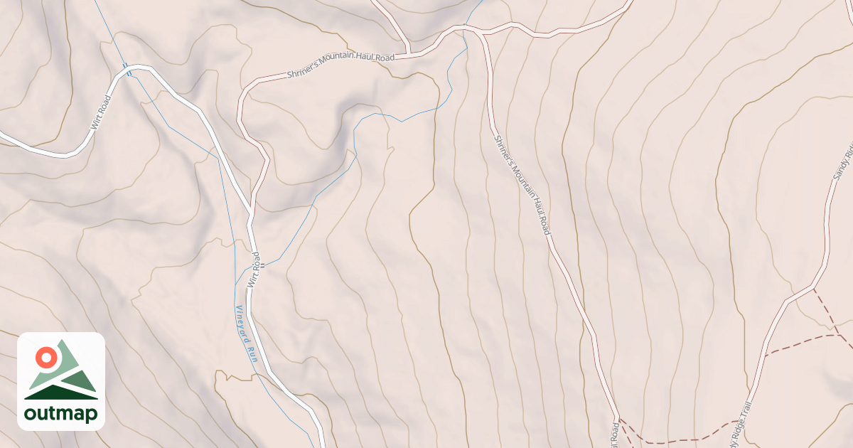 Map of Michaux State Forest – Snowmobile Trail System (Southern)