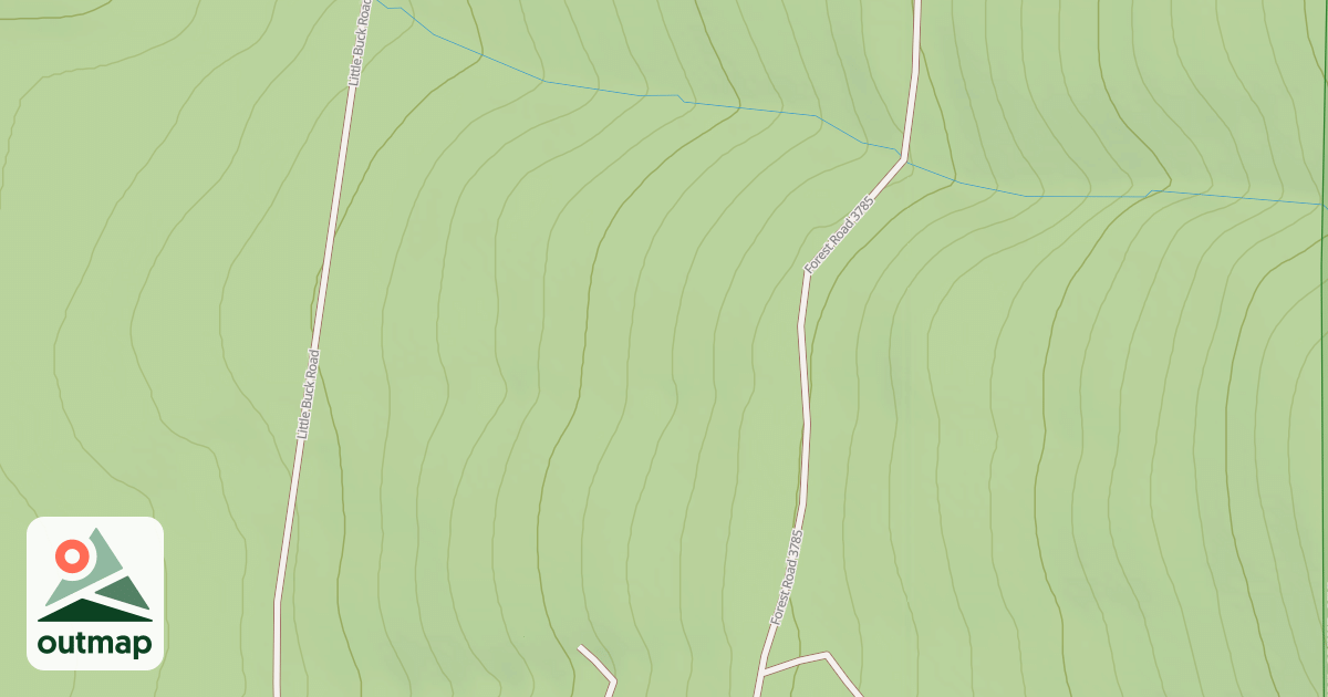 Map of USFS Motor Vehicle Use Map Roads {09B4FEA1-4C13-4DCD-8D43-47CDEB3F2595}