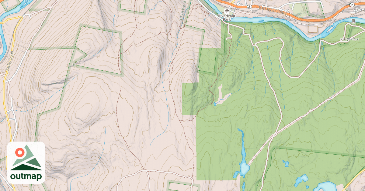 Map of Bear Mountain Road