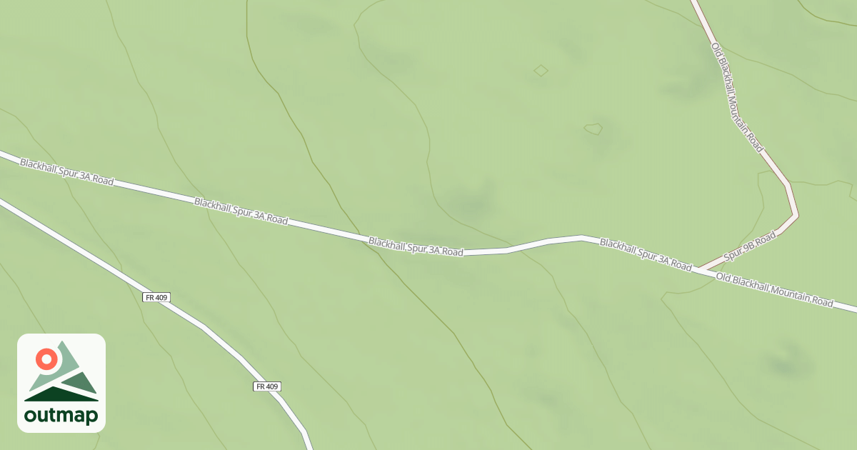 Map of BLACKHALL SPUR 3A