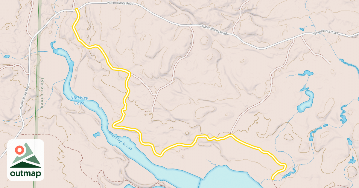 Map of North Lake Trail