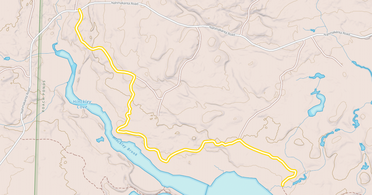 Map preview of North Lake Trail