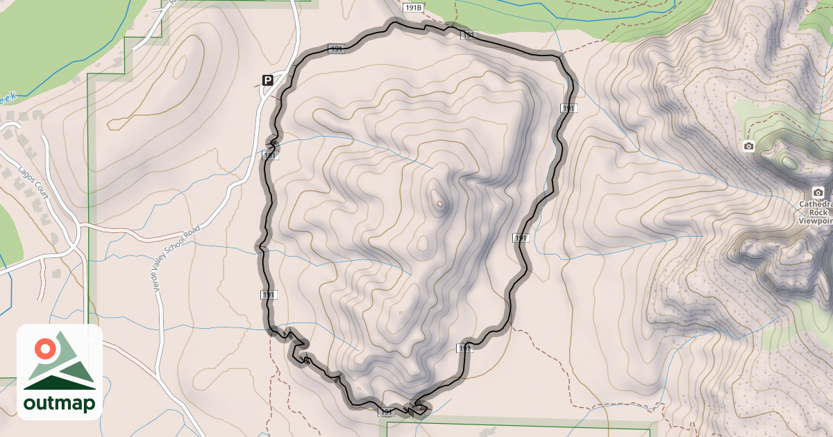 Map of Baldwin Trail