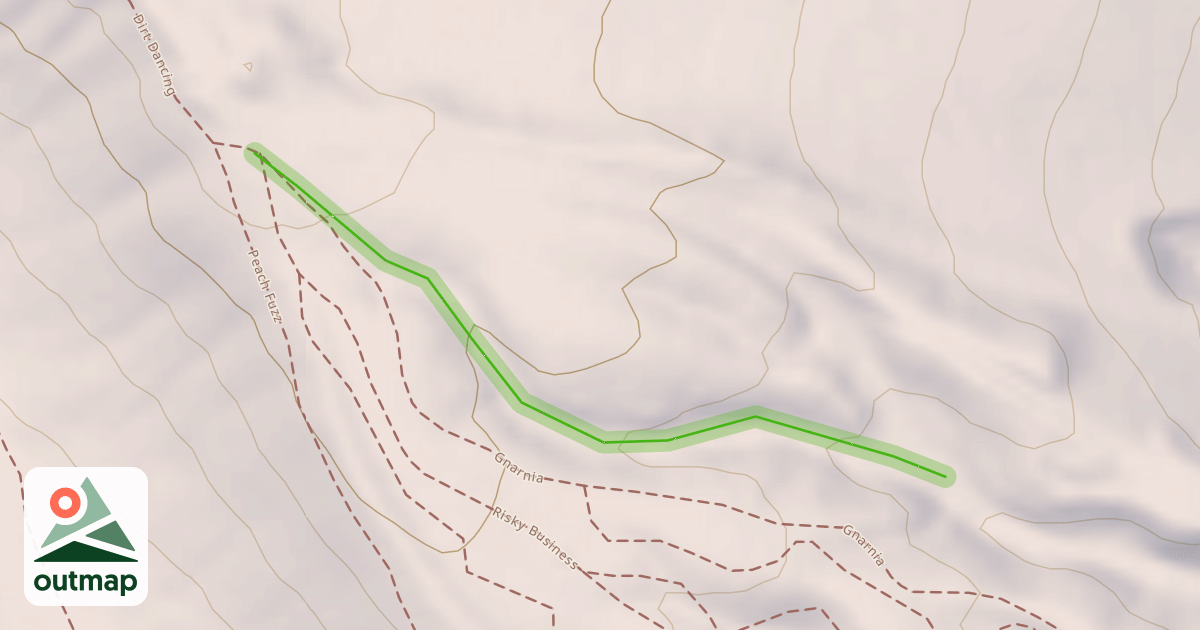 Map of Rattlesnake Run