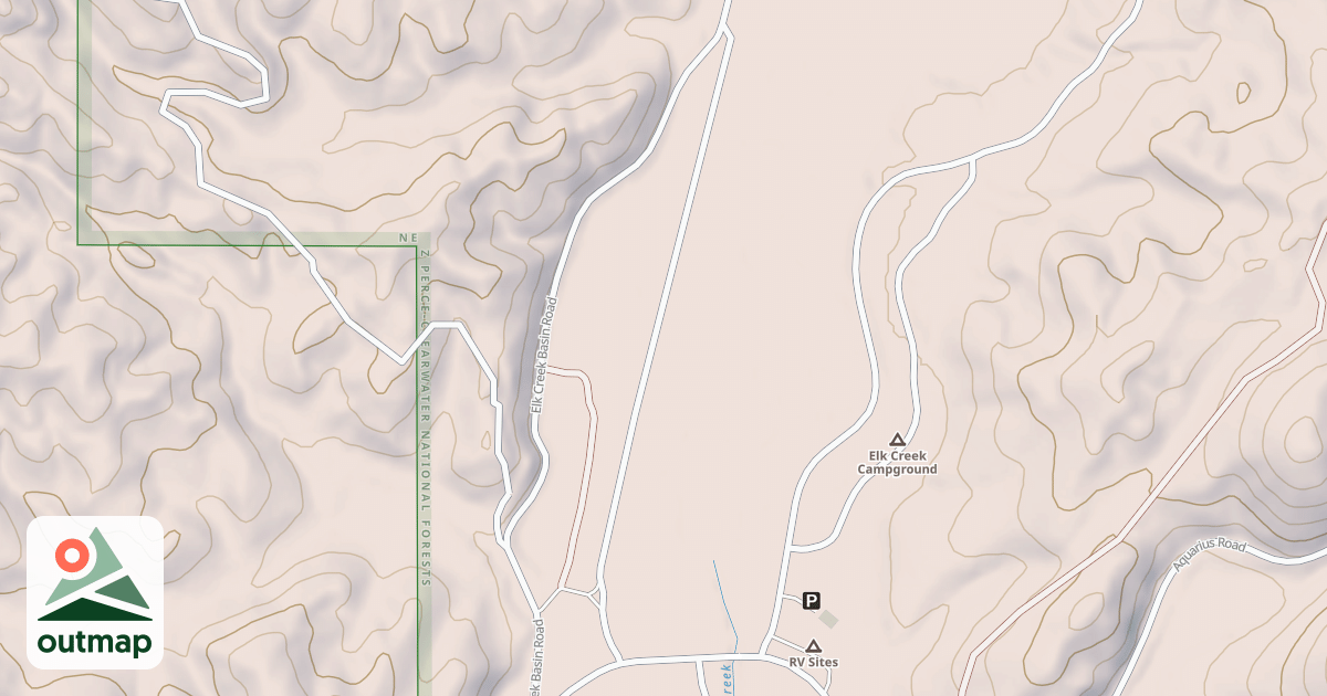 Map of DUCKY FLATS