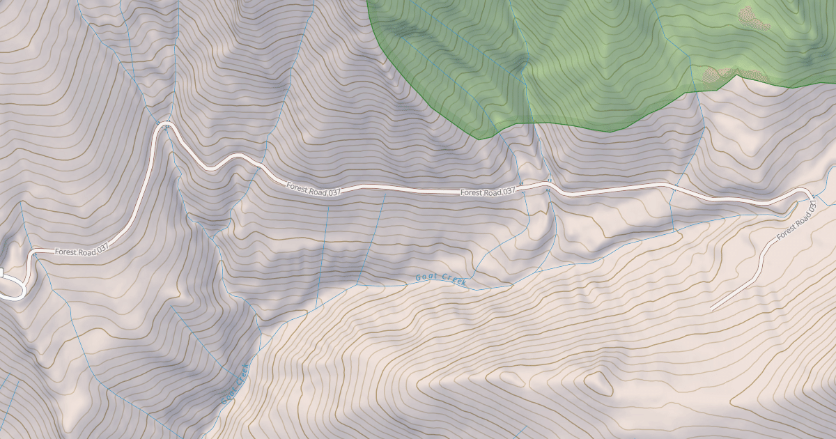 Map preview of GOAT CREEK