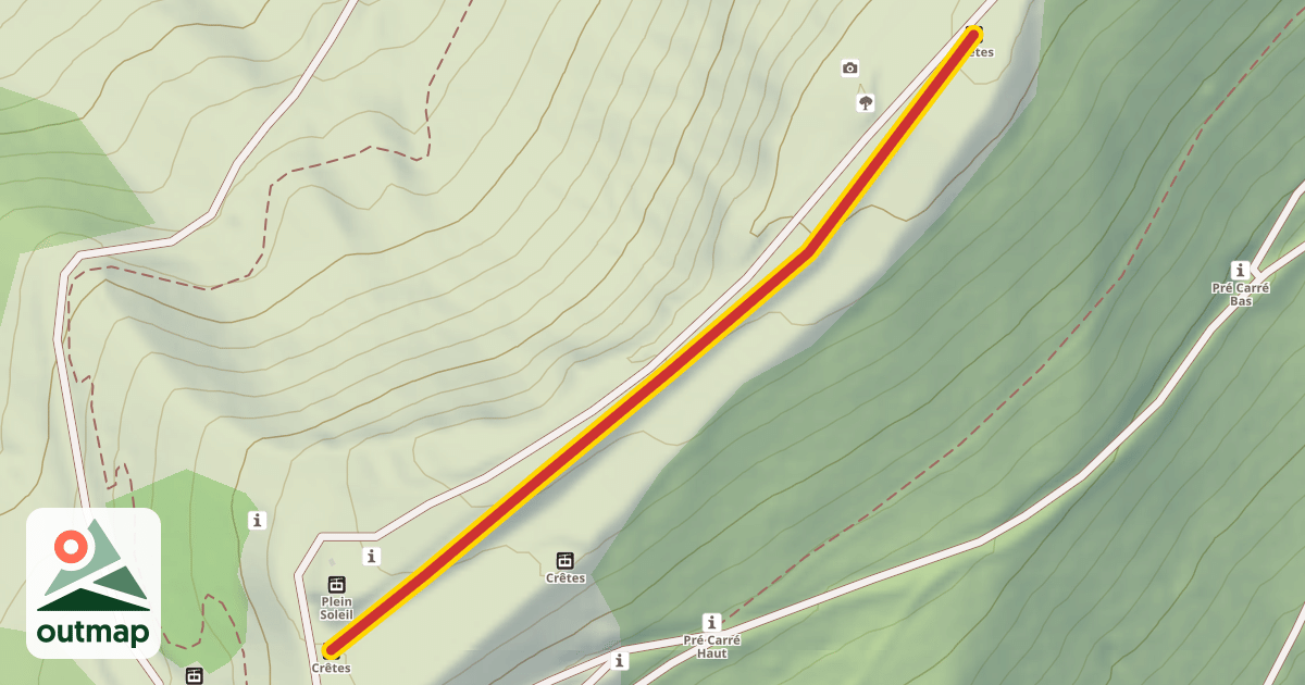 Map of Crêtes
