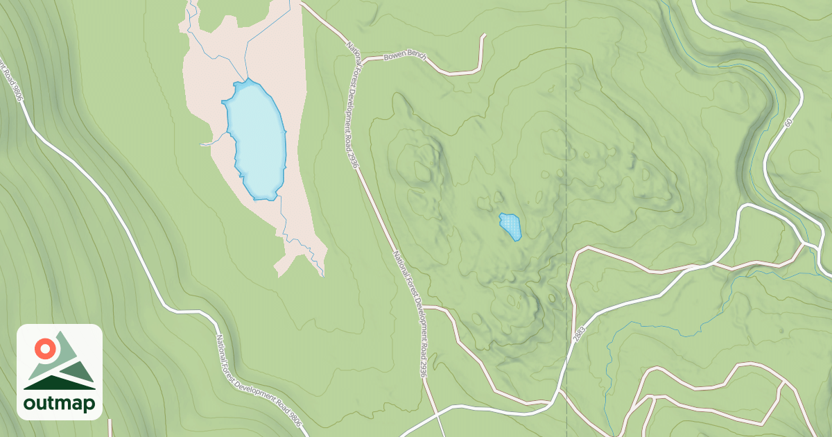 Map of BOWEN BENCH