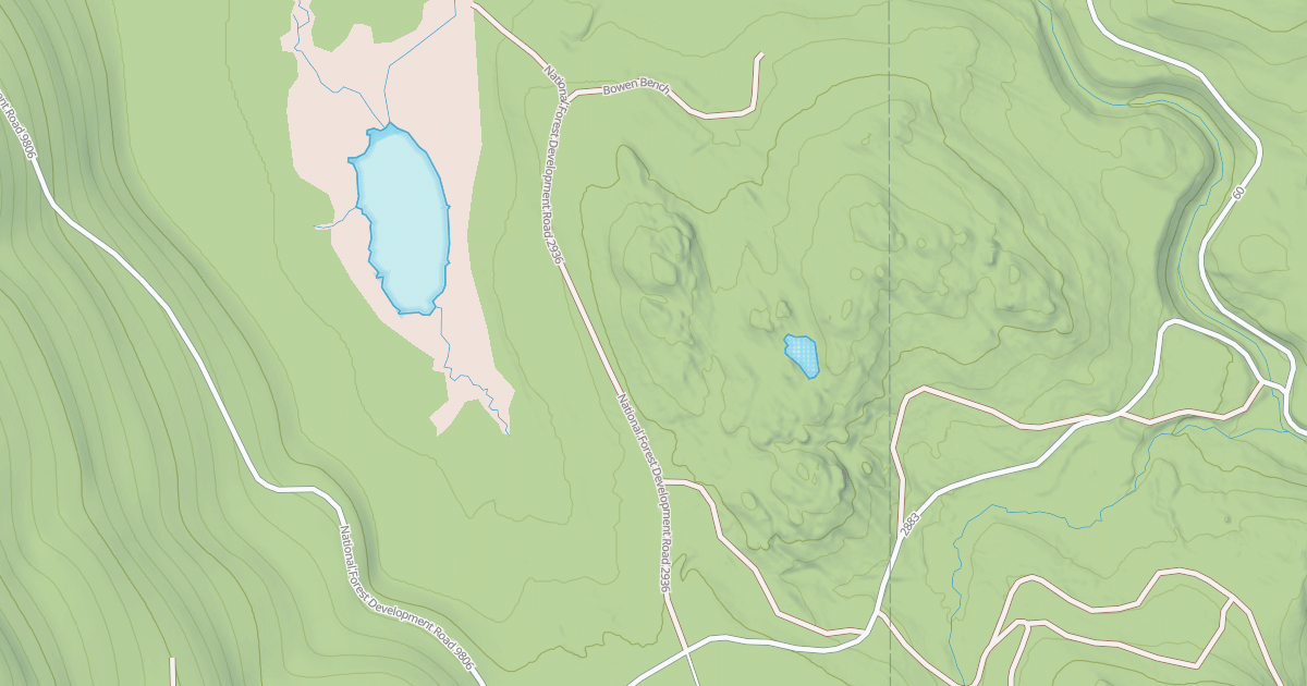 Map preview of BOWEN BENCH