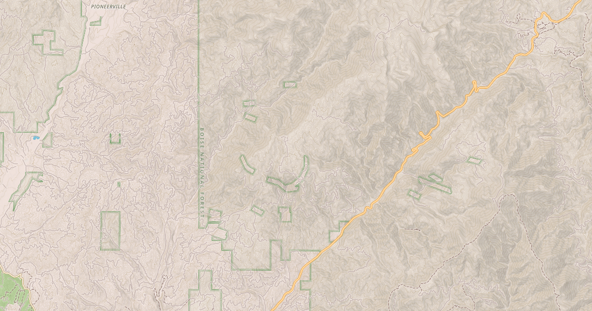 Map preview of BEAR RUN-PILOT PEAK