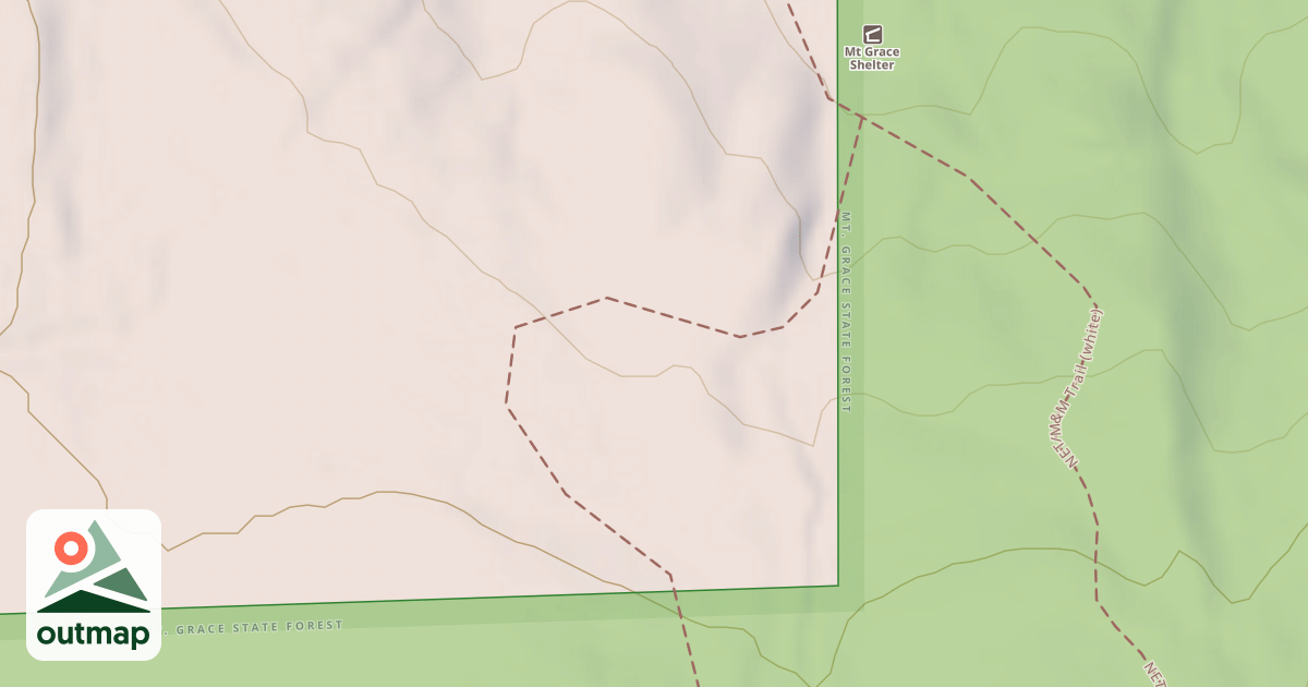 Map of Round the Mountain Trail