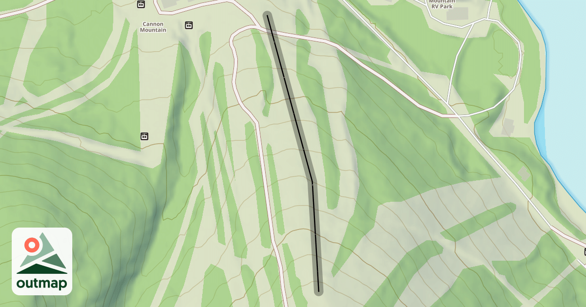Map of Toss-Up Freestyle Terrain