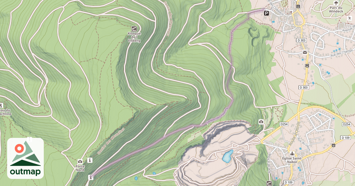 Map of Sentier des Pèlerins