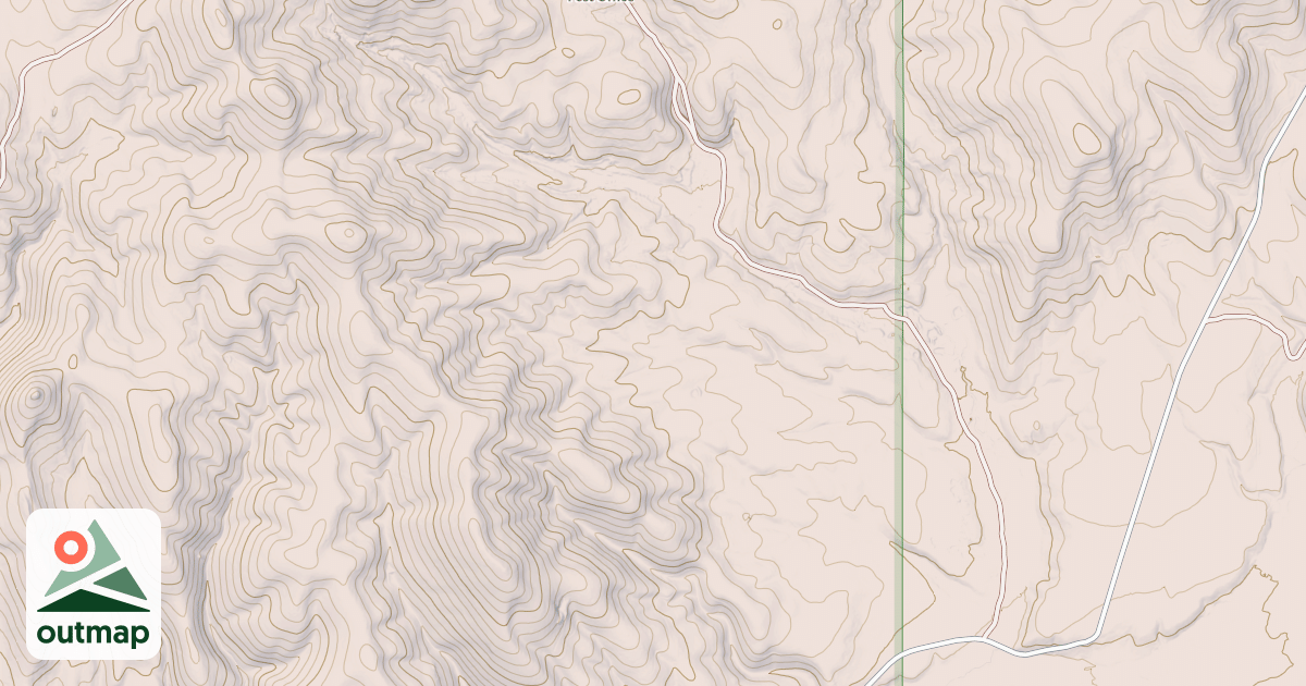 Map of COLEMAN CANYON