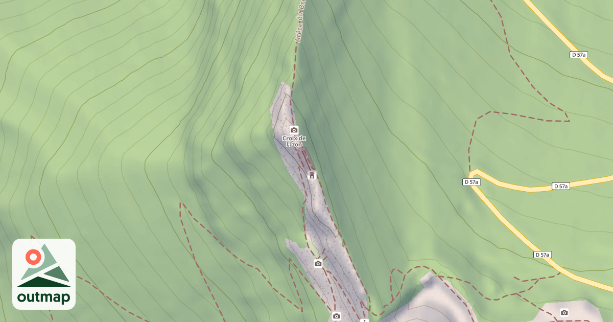 Map of Rocher du Bret
