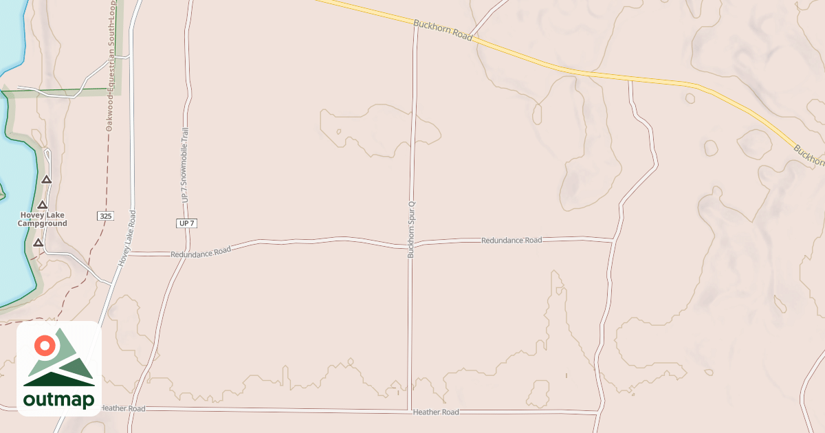 Map of BUCKHORN SPUR Q