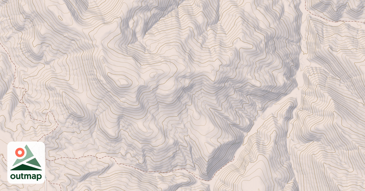 Map of SOUTH FORK/RASH CANYON