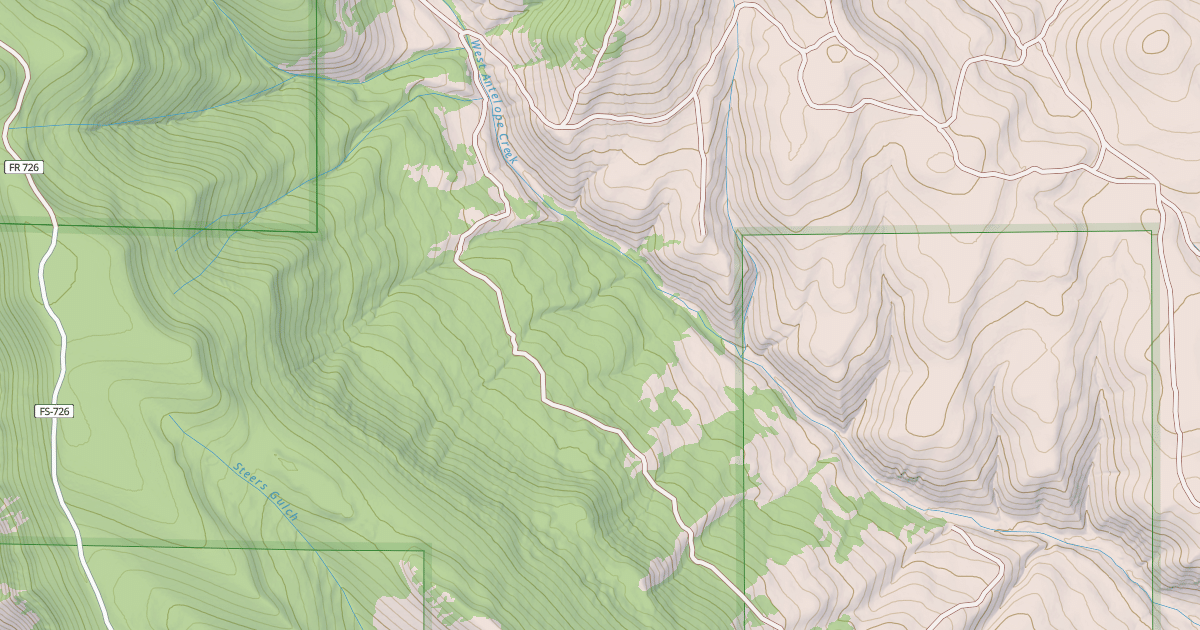 Map preview of BLM National GTLF Public Motorized Roads 6e685ed8-6999-4813-bf7c-f8733b2bbb35