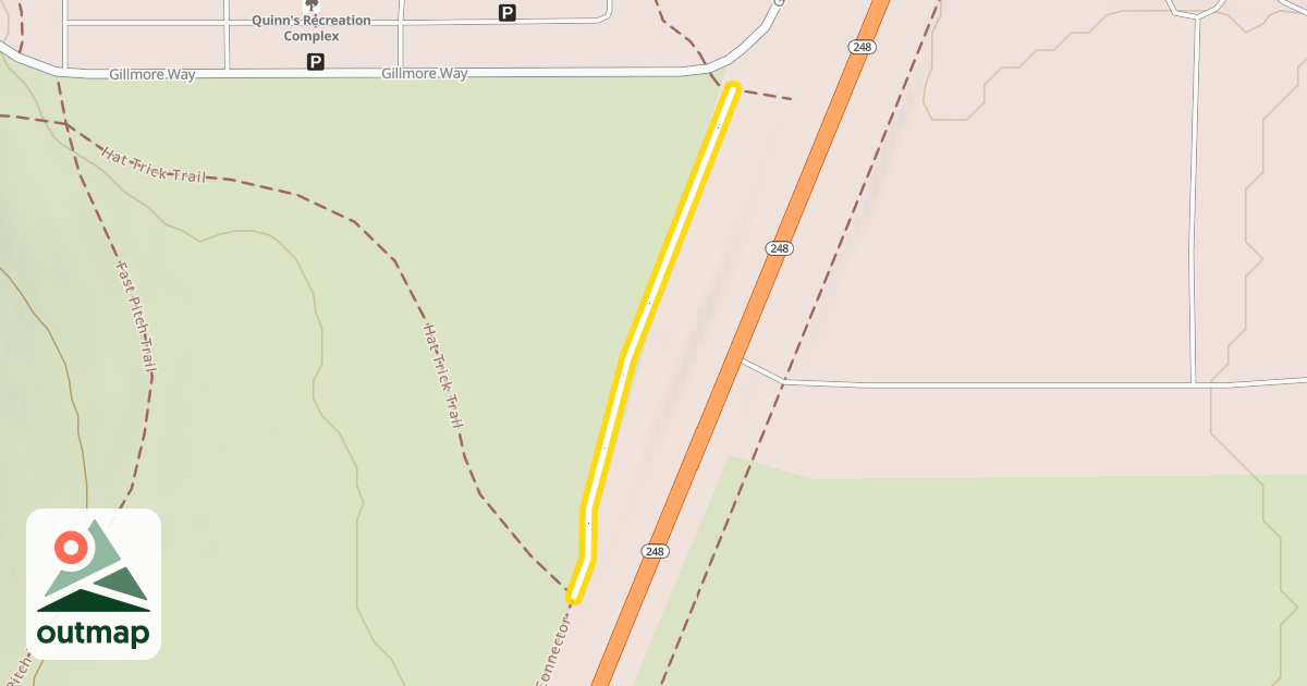 Map of Quinns Junction Paved Connector