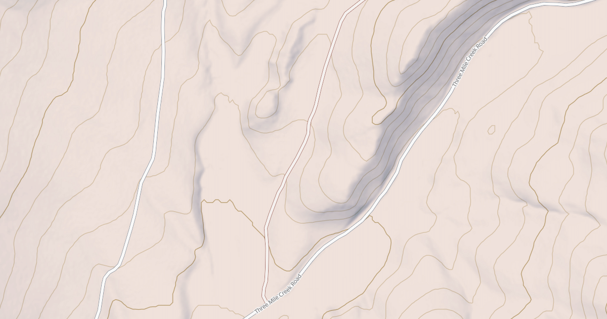 Map preview of MIDDLE THREEMILE SPUR