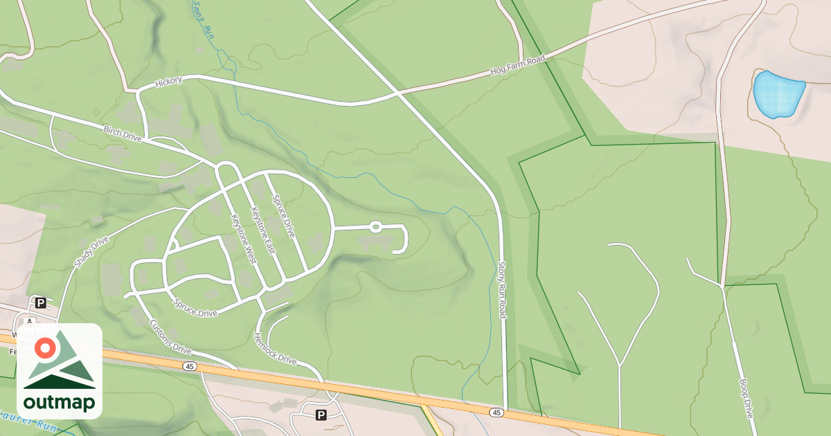 Map of Bald Eagle State Forest Snowmobile Trails